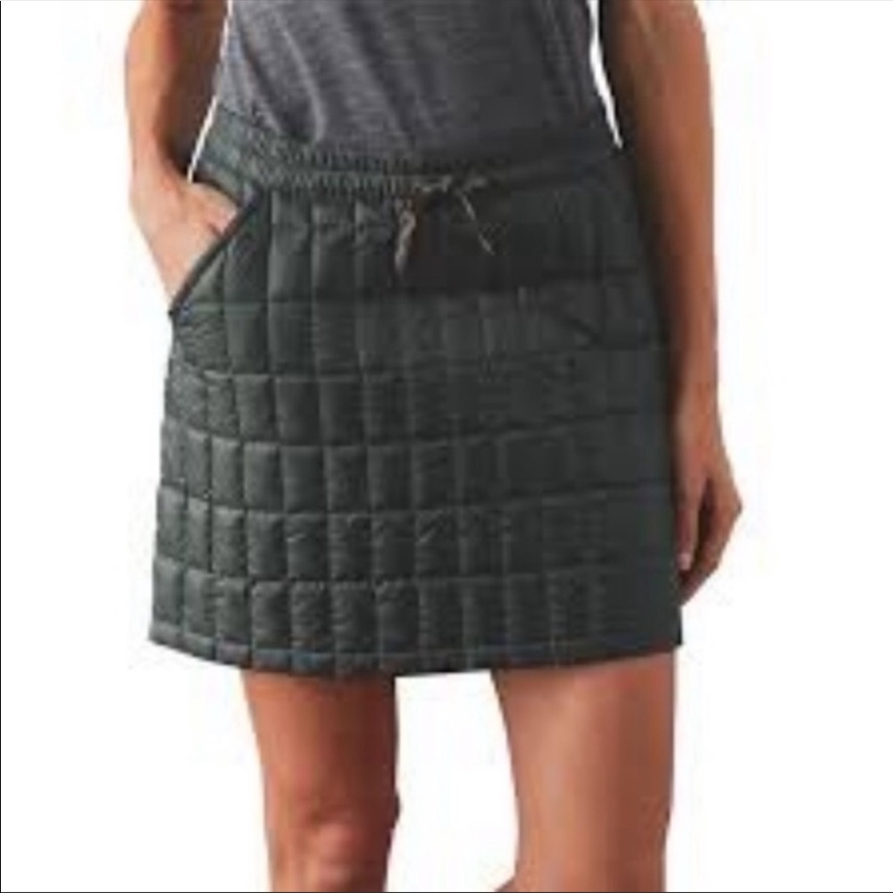Patagonia Skirt Puffy Down Green Small Quilted 2016